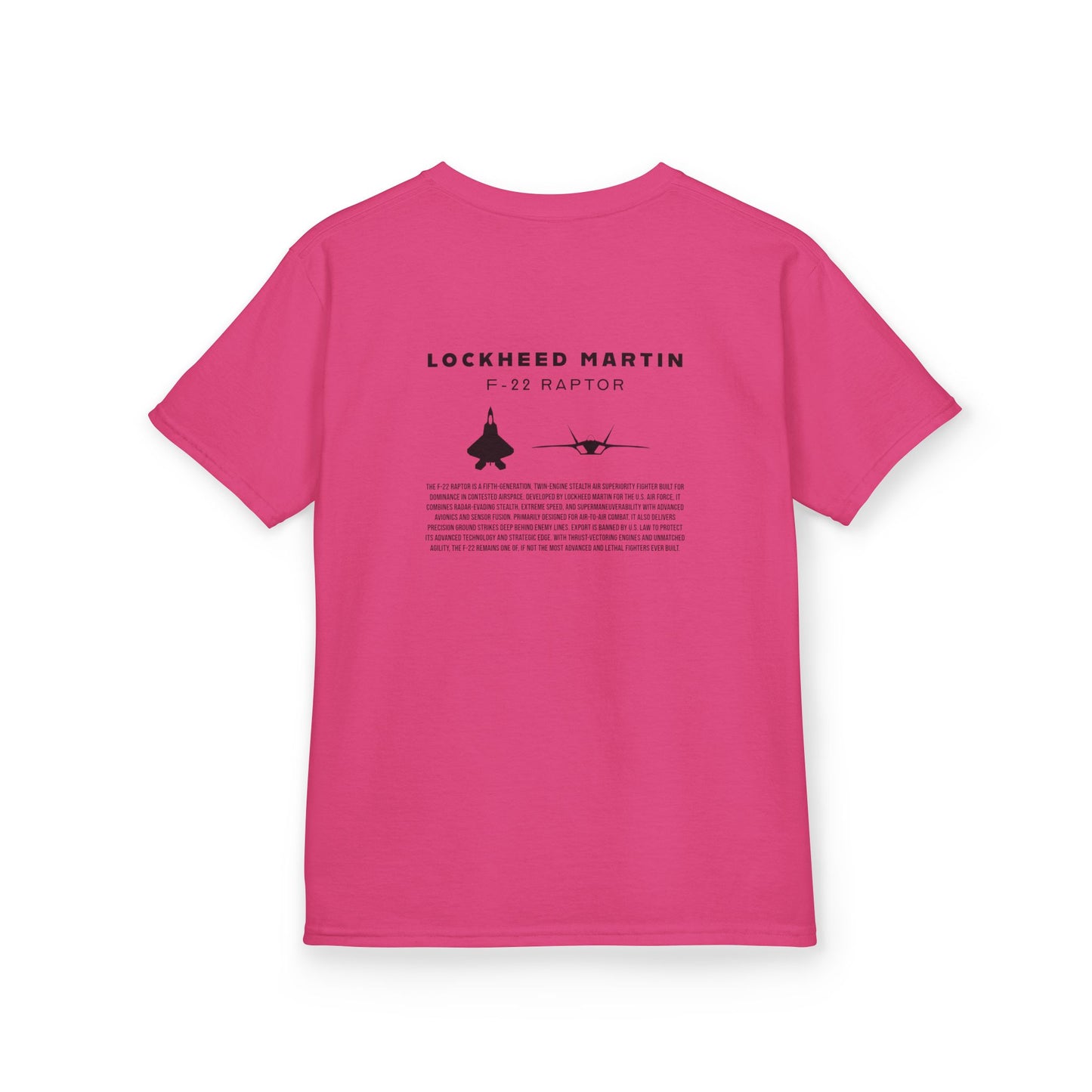 Kids F-22 Raptor Fighter Jet Unisex T-Shirt