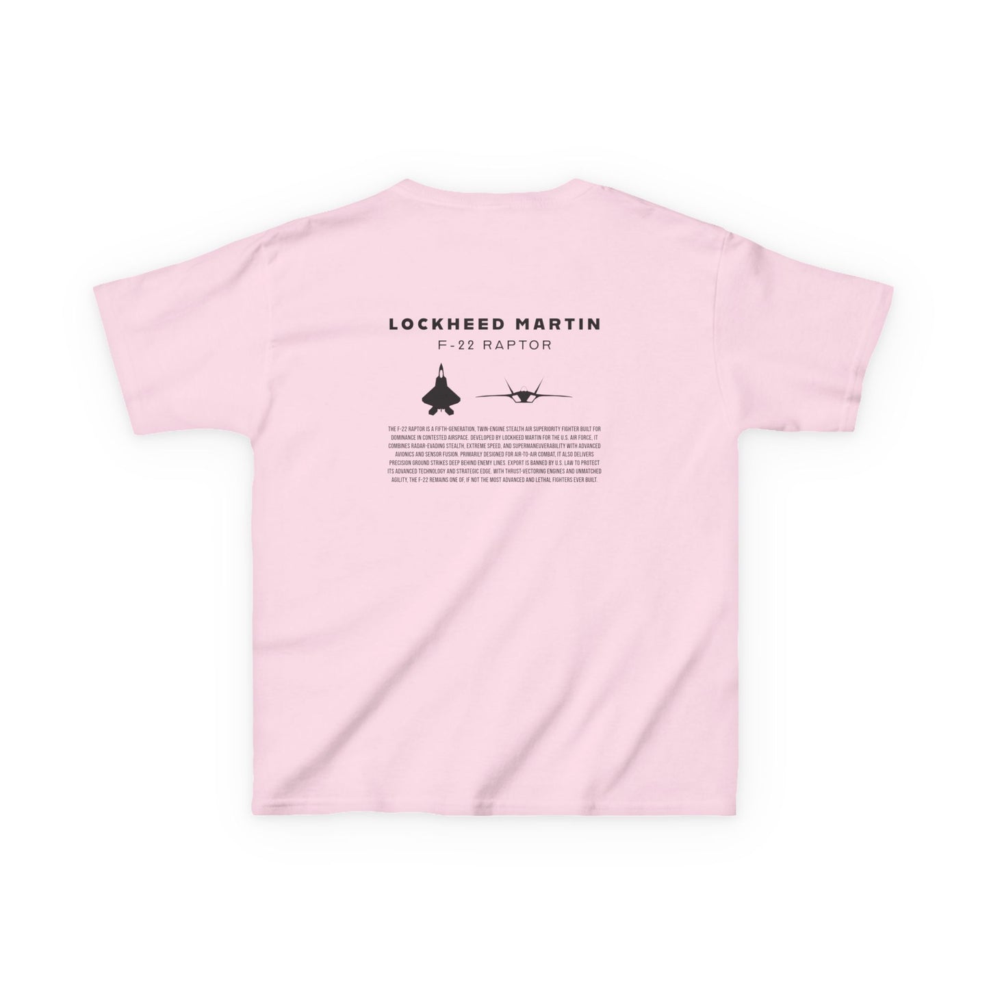 Kids F-22 Raptor Fighter Jet Unisex T-Shirt
