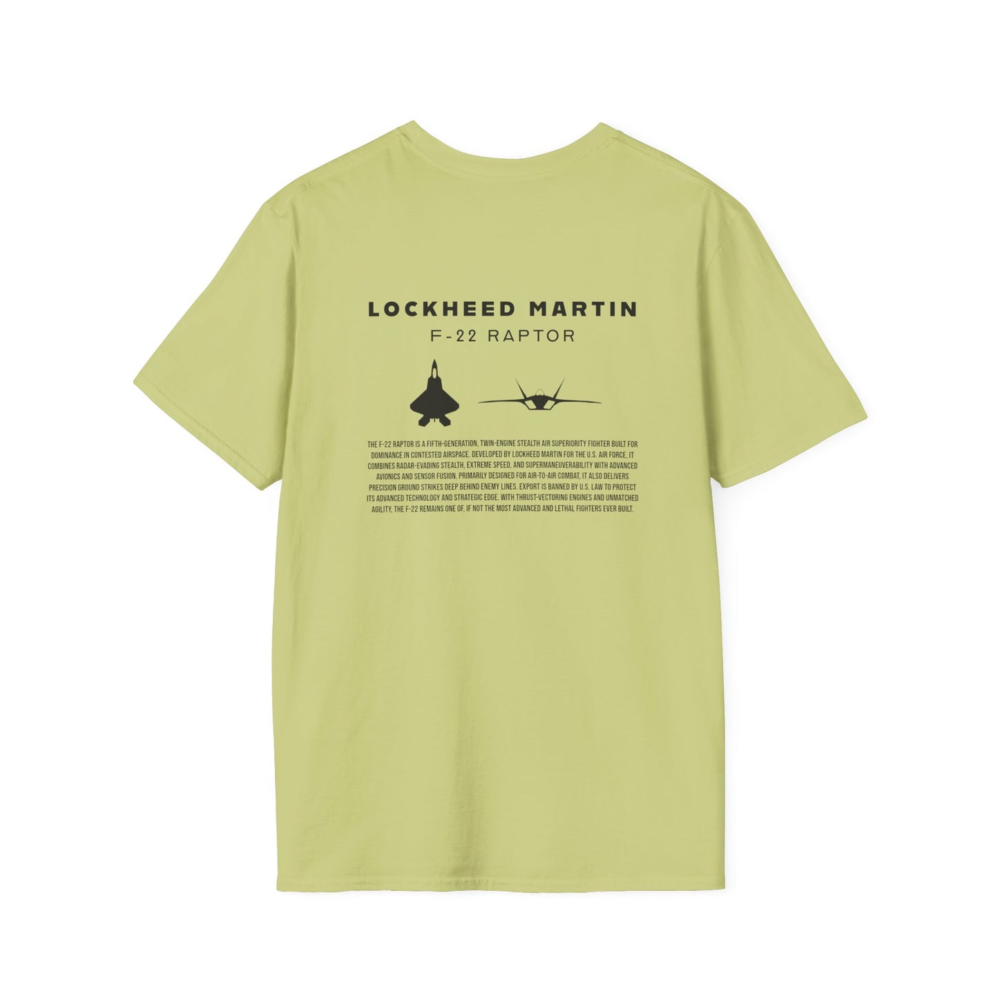 Camiseta unisex del avión de combate F-22 Raptor