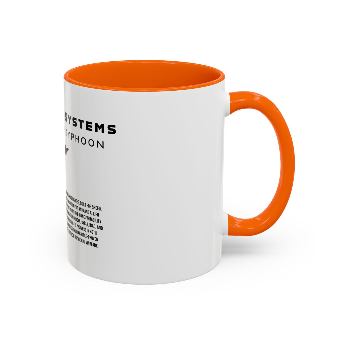Taza de café del avión de combate Eurofighter Typhoon