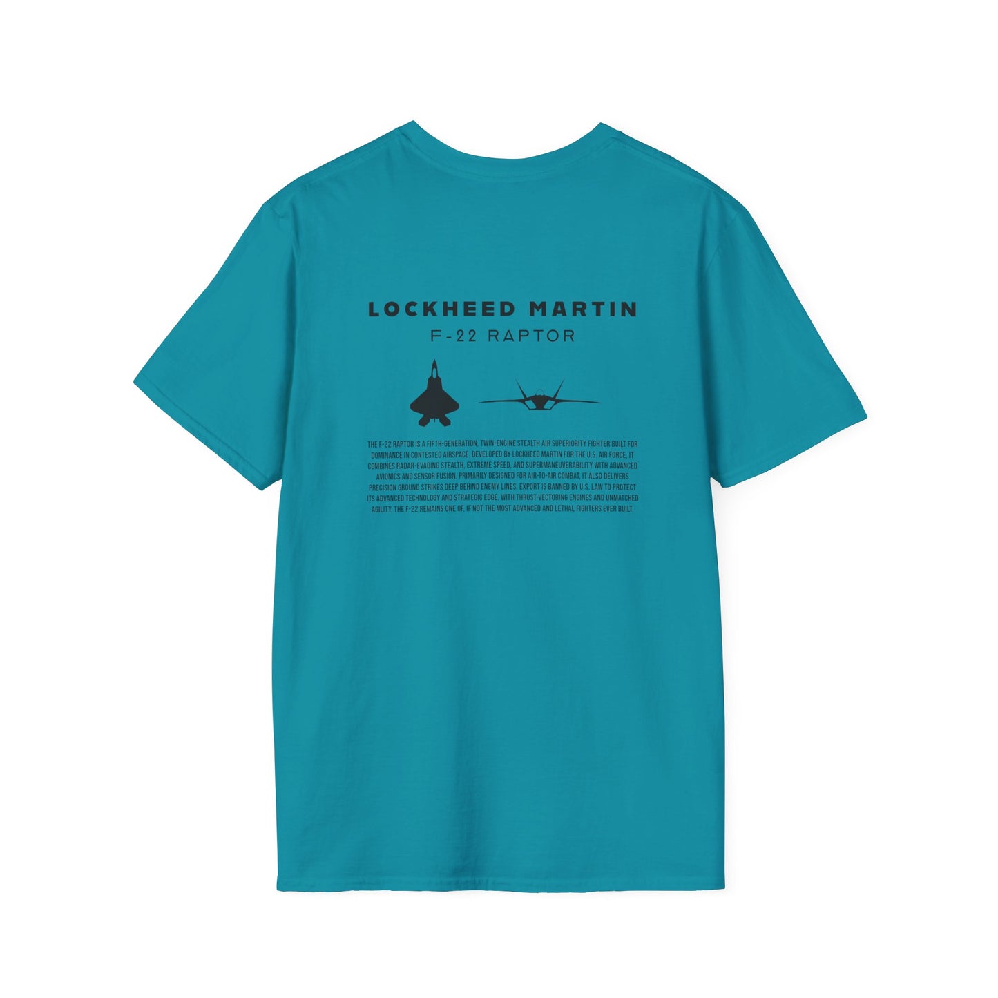 Camiseta unisex del avión de combate F-22 Raptor