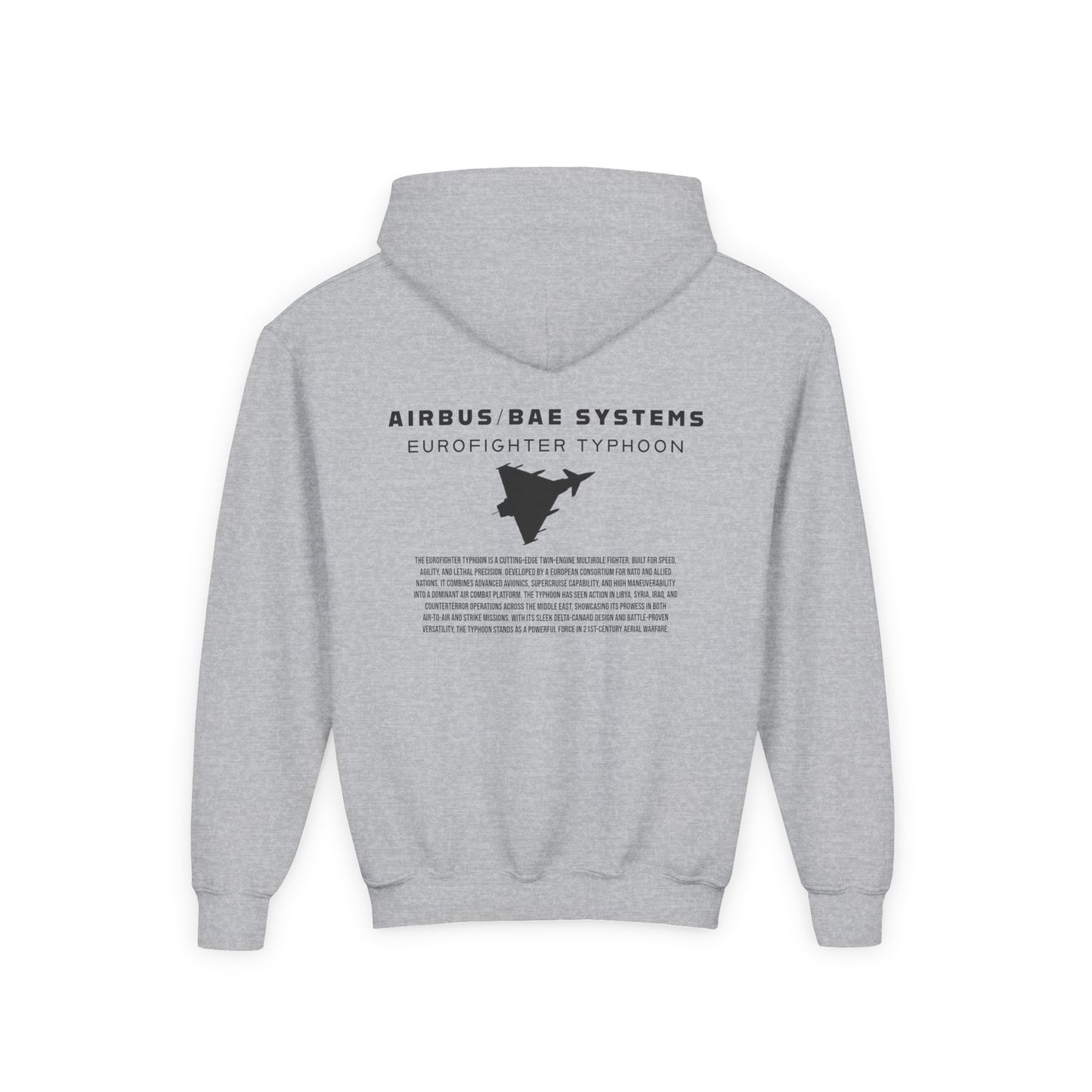 Kids Eurofighter Typhoon Fighter Jet Unisex Hoodie