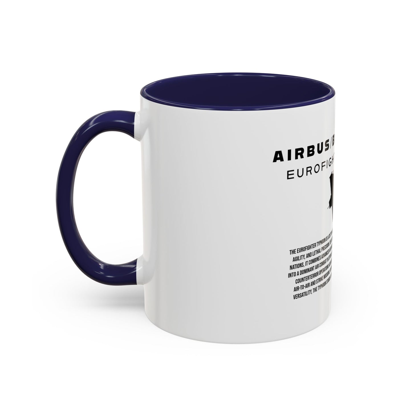 Taza de café del avión de combate Eurofighter Typhoon