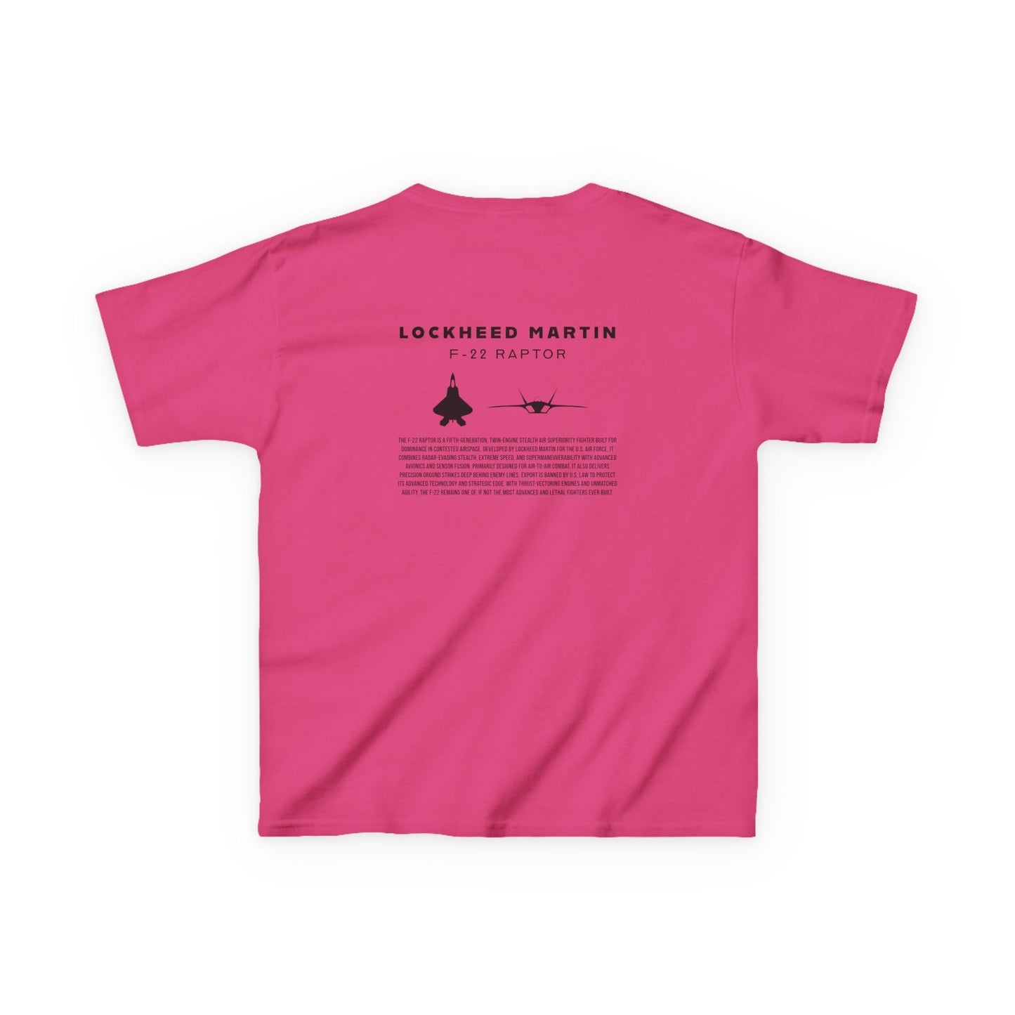 Kids F-22 Raptor Fighter Jet Unisex T-Shirt