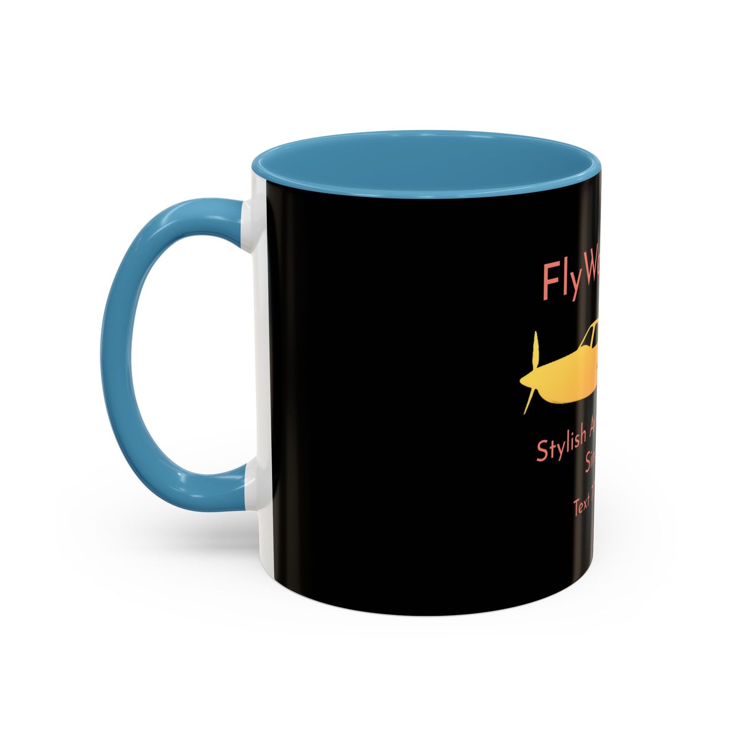 FlyWear Shop Logo Black Mug
