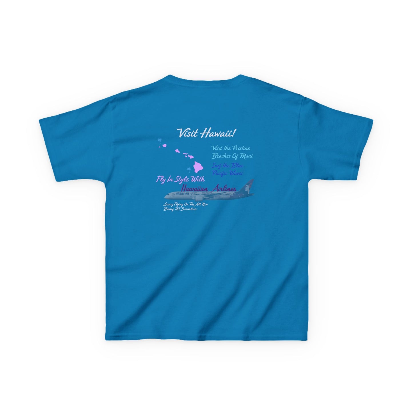 Kids Visit Hawaii Retro Unisex T-Shirt
