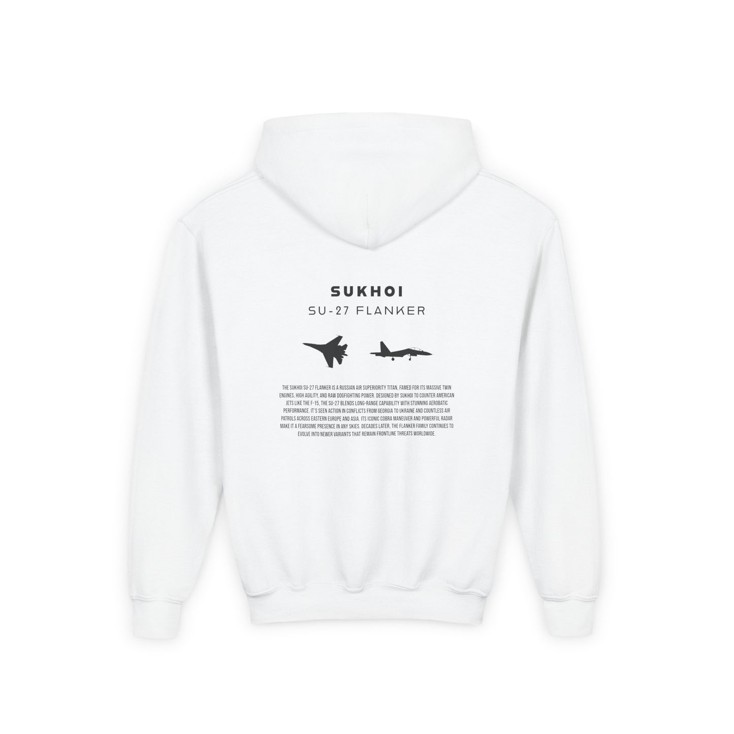 Youth Su-27 Flanker Fighter Jet Unisex Hoodie