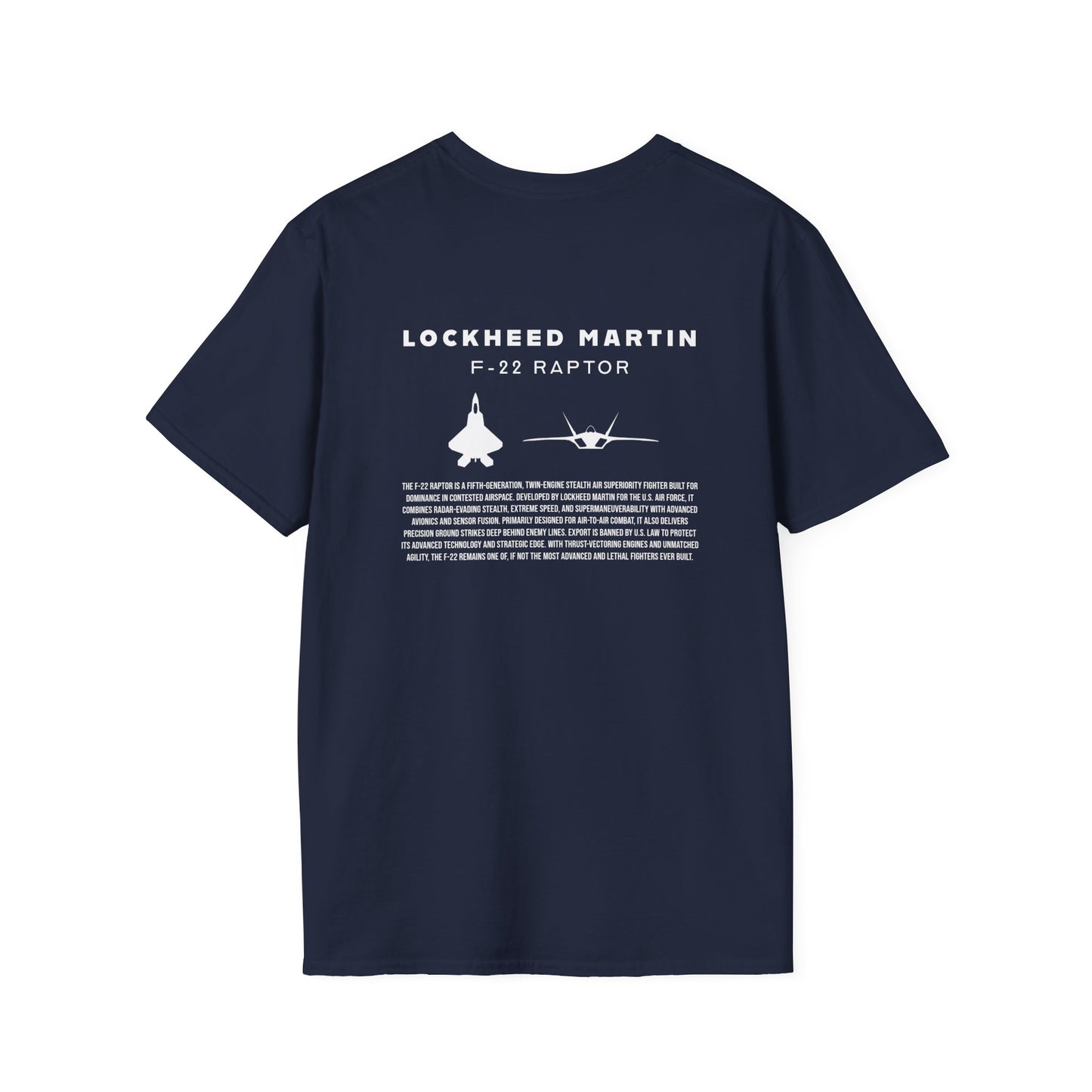 Camiseta unisex del avión de combate F-22 Raptor