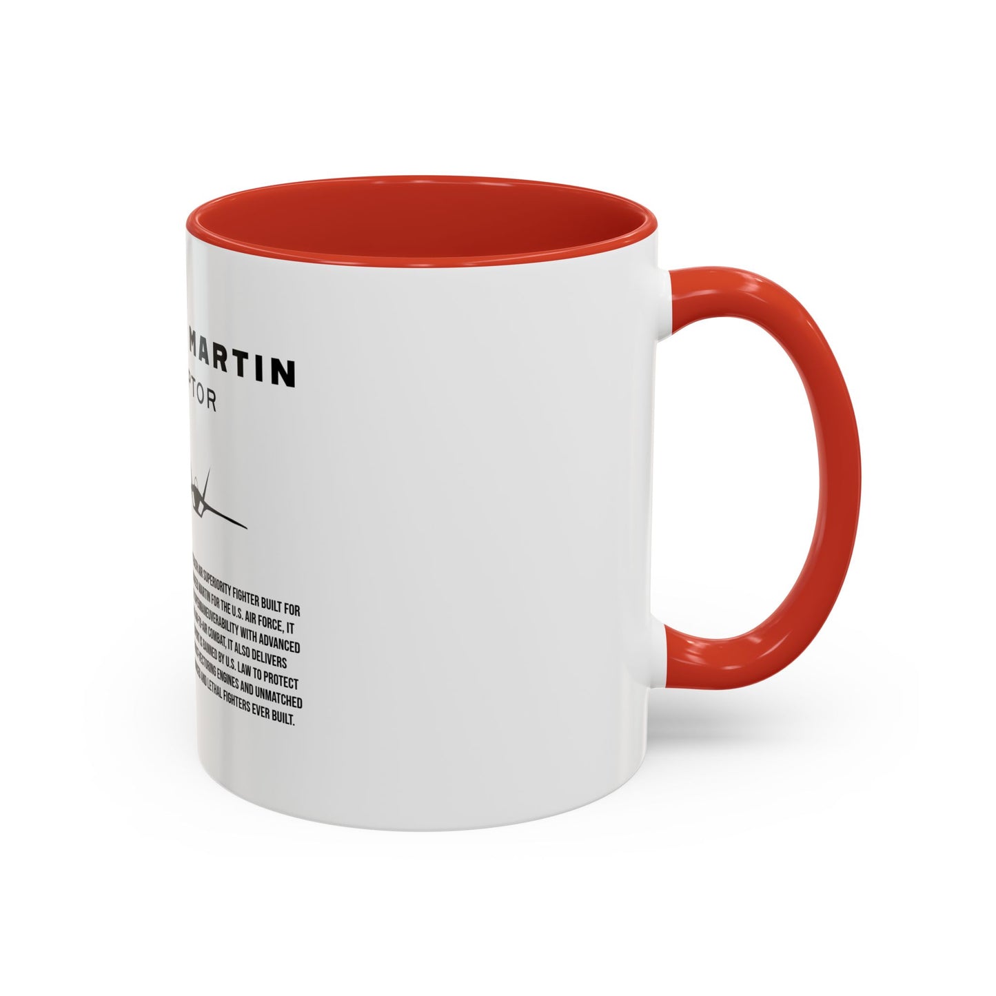 F-22 Raptor Fighter Jet Coffee Mug