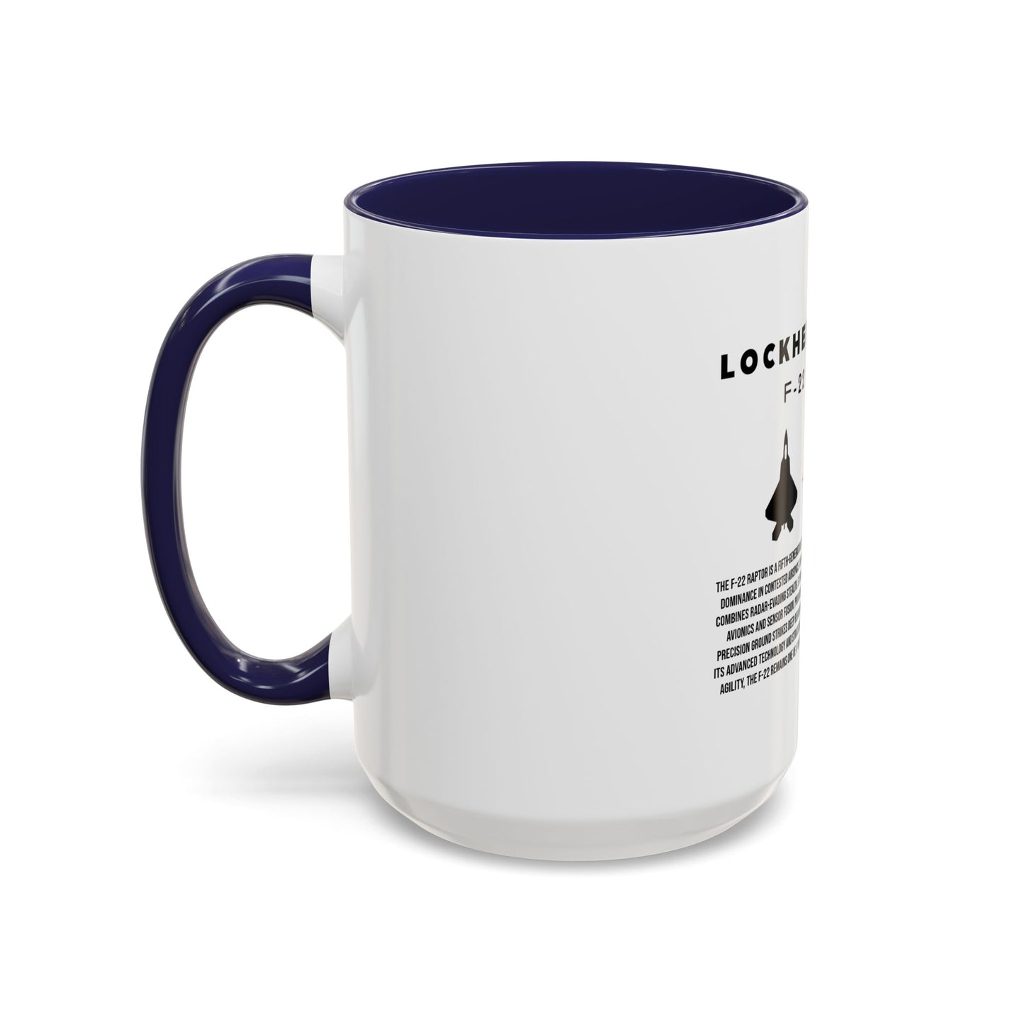 F-22 Raptor Fighter Jet Coffee Mug