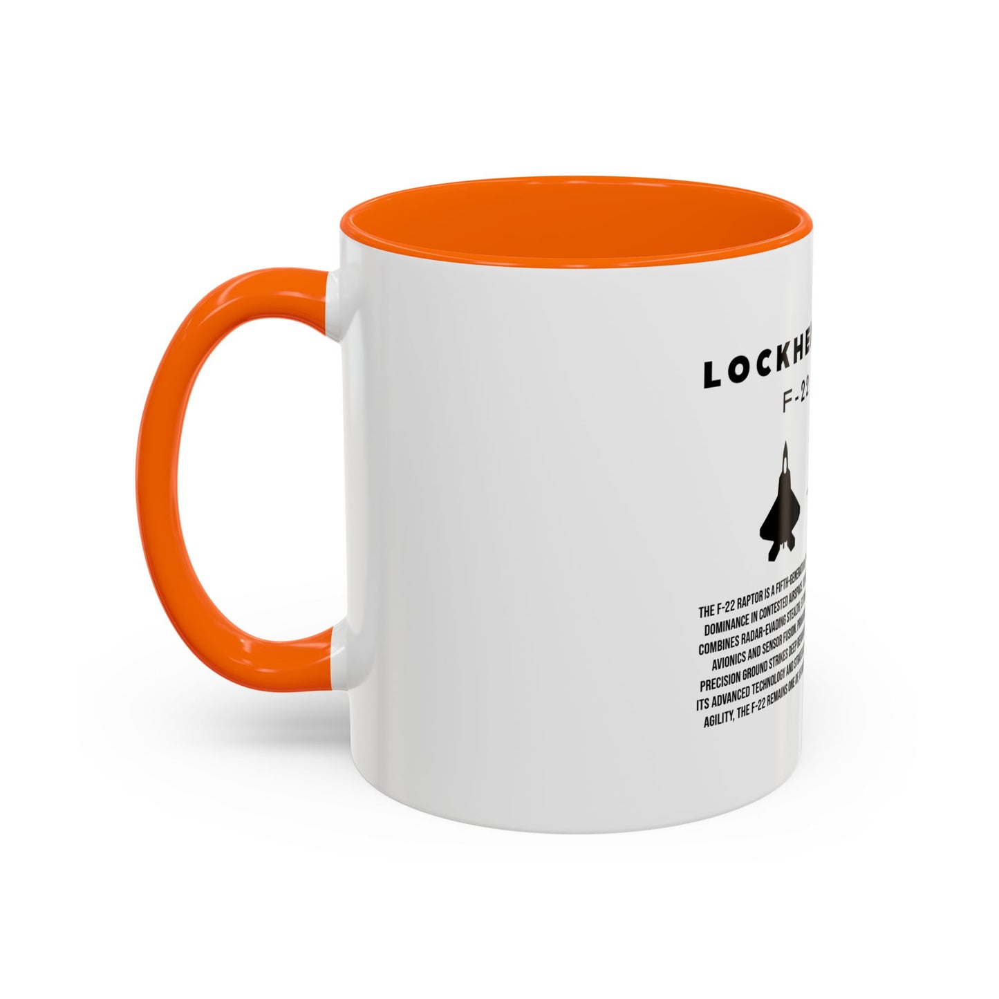 F-22 Raptor Fighter Jet Coffee Mug