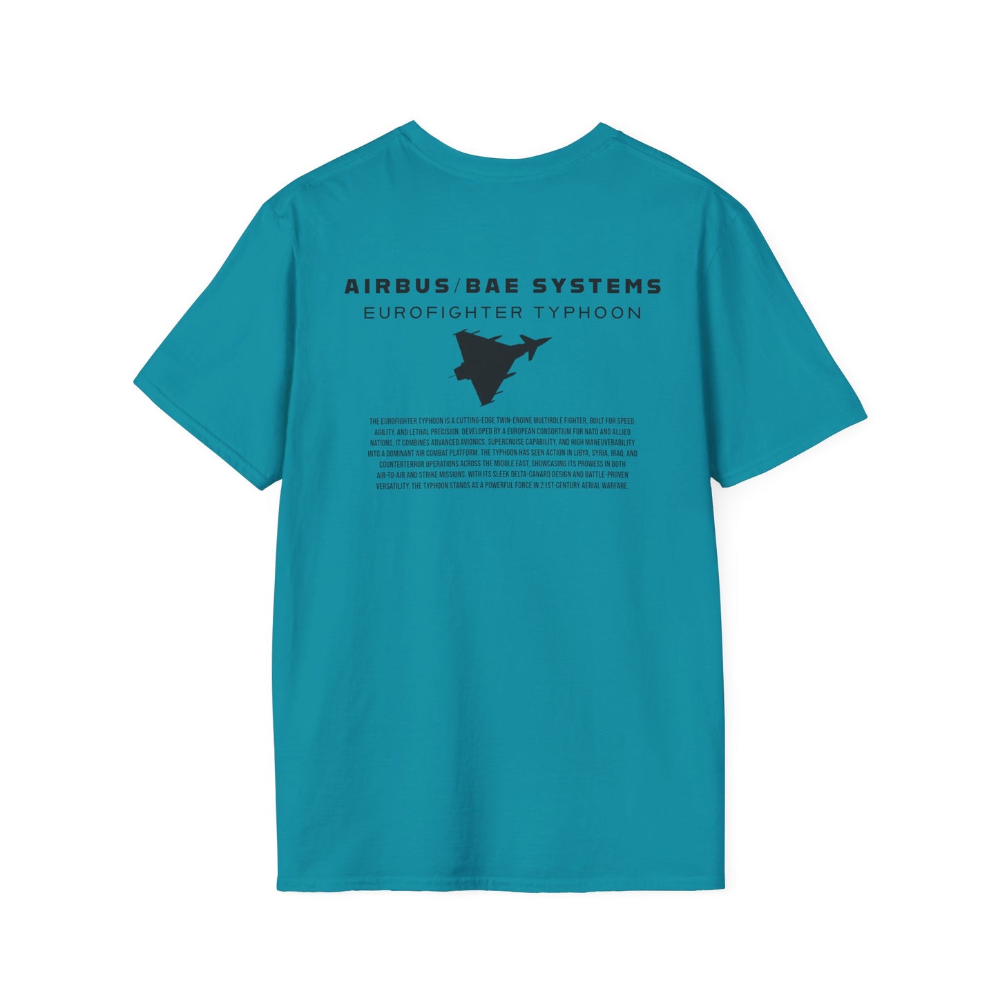 Camiseta unisex del avión de combate Eurofighter Typhoon