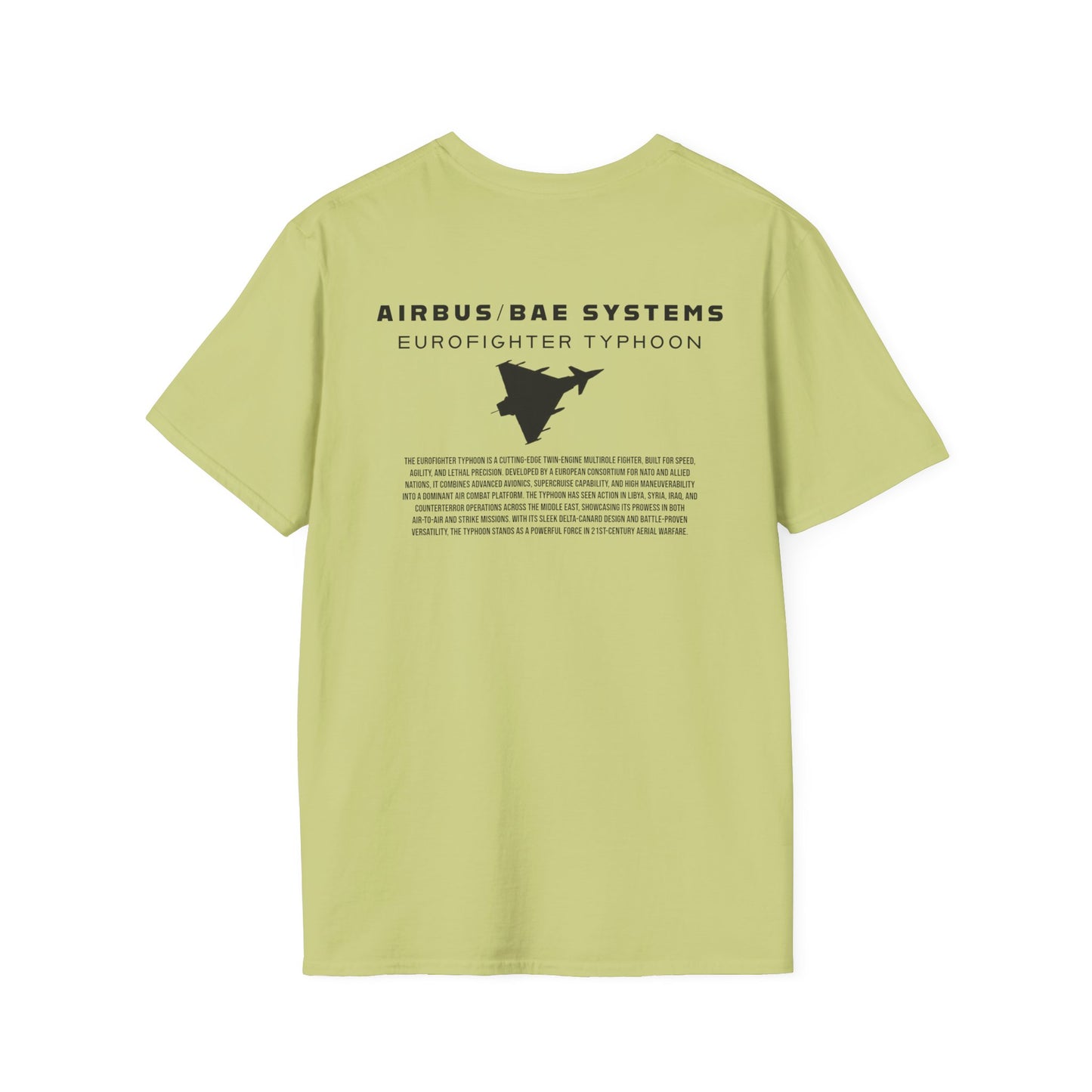 Camiseta unisex del avión de combate Eurofighter Typhoon