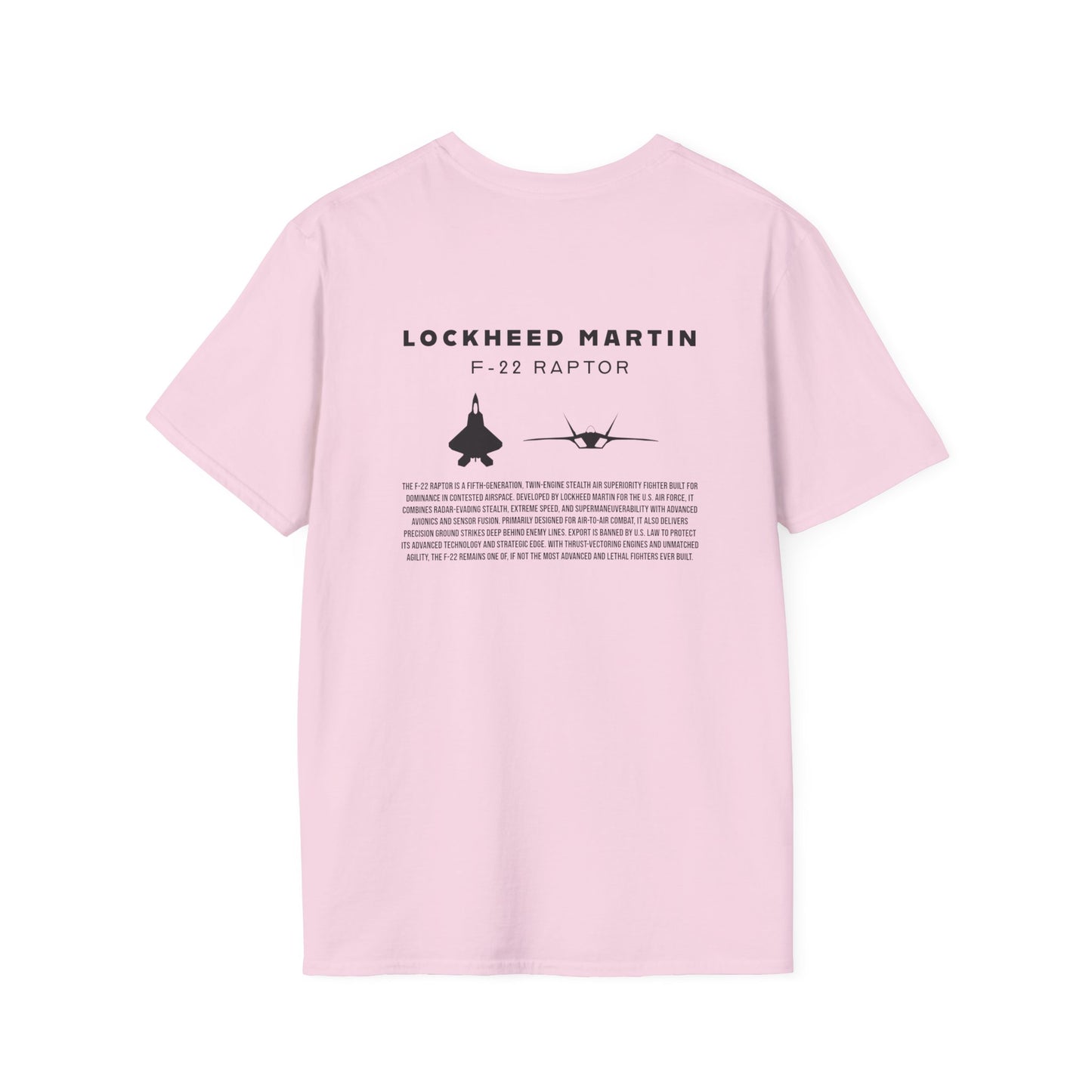 Camiseta unisex del avión de combate F-22 Raptor
