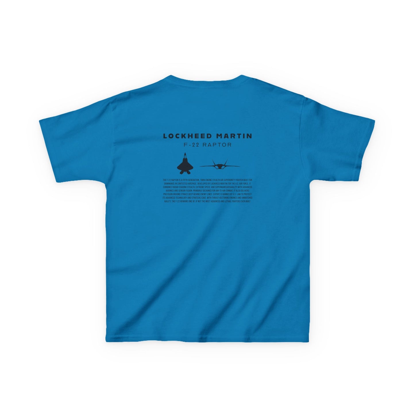 Kids F-22 Raptor Fighter Jet Unisex T-Shirt