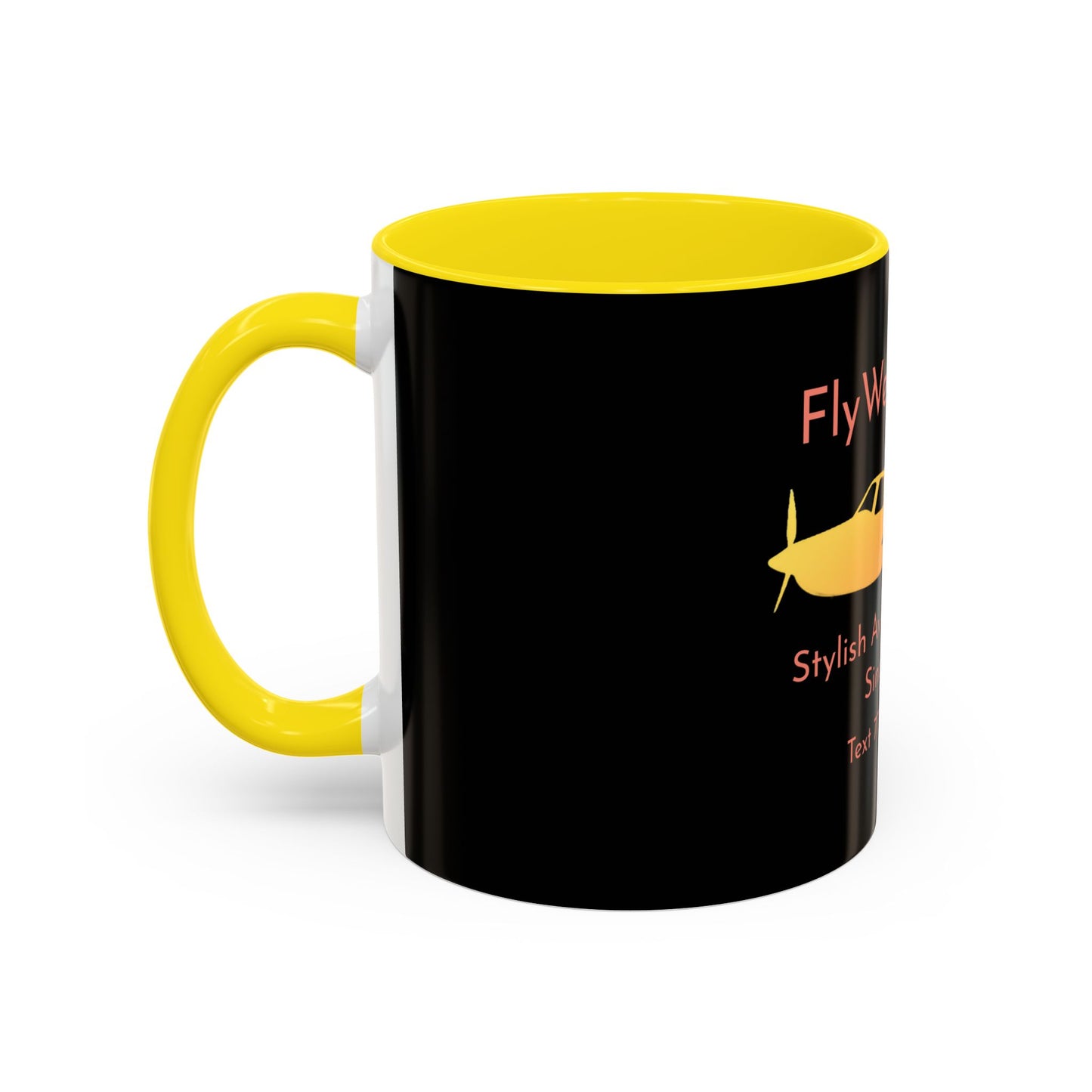 FlyWear Shop Logo Black Mug