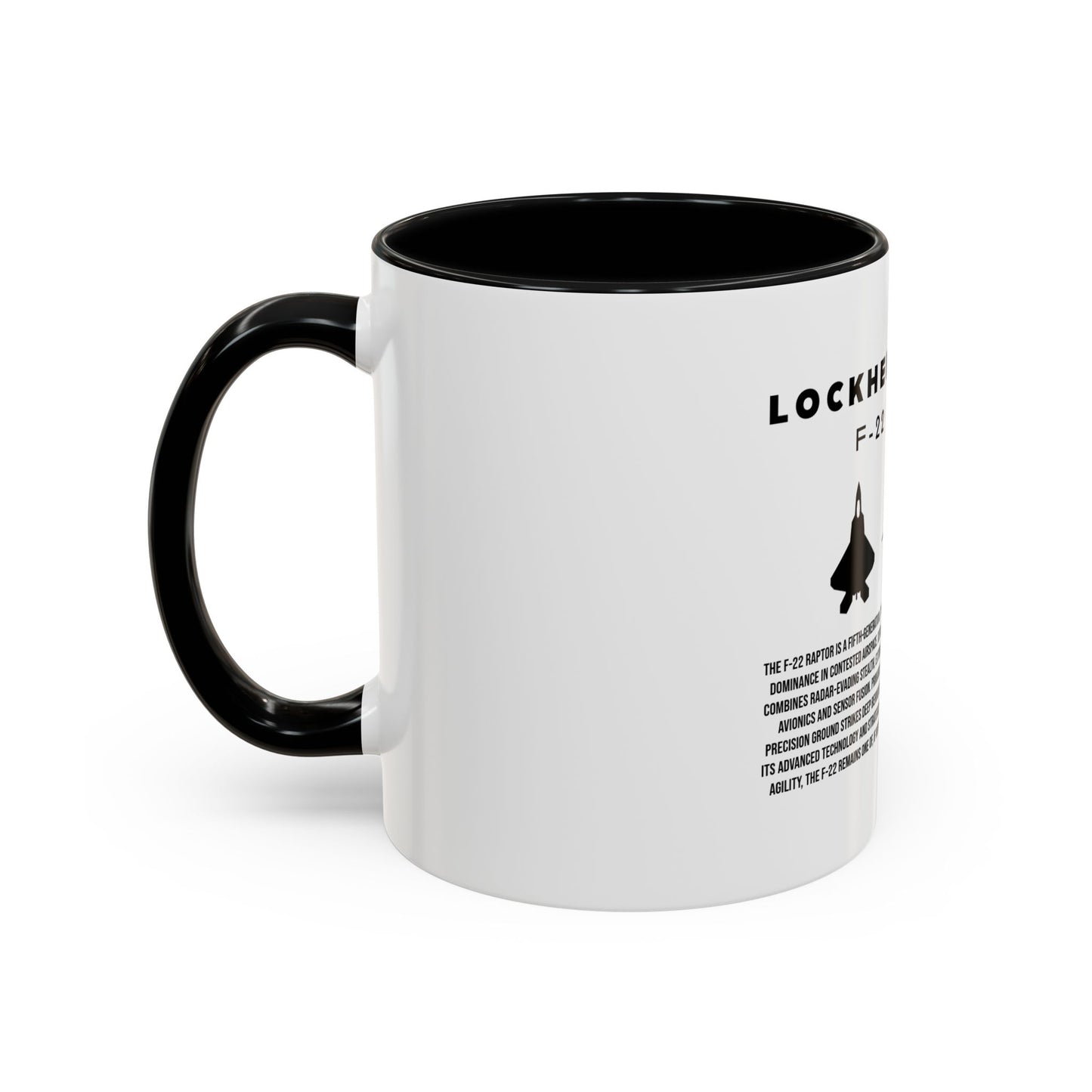 F-22 Raptor Fighter Jet Coffee Mug
