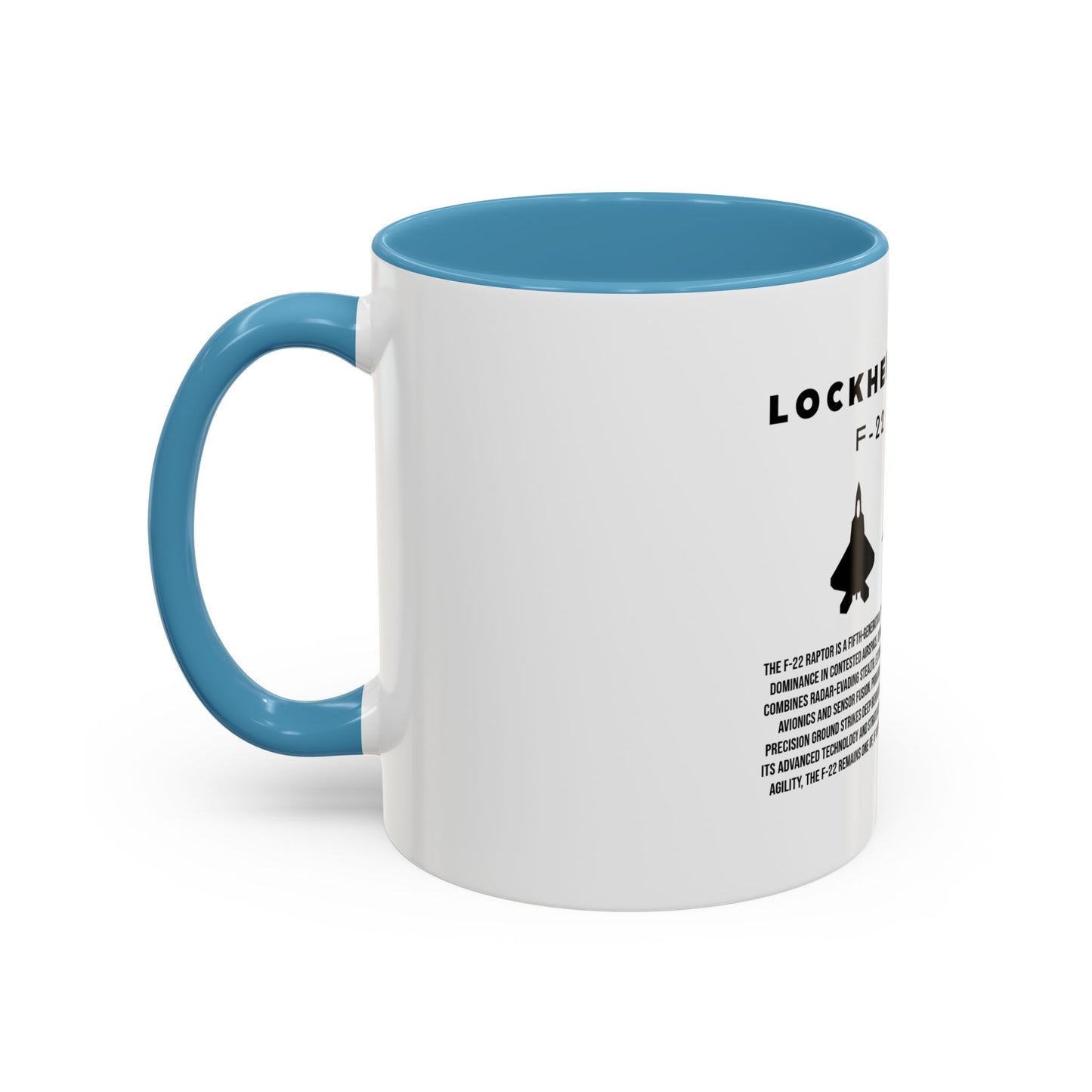 F-22 Raptor Fighter Jet Coffee Mug