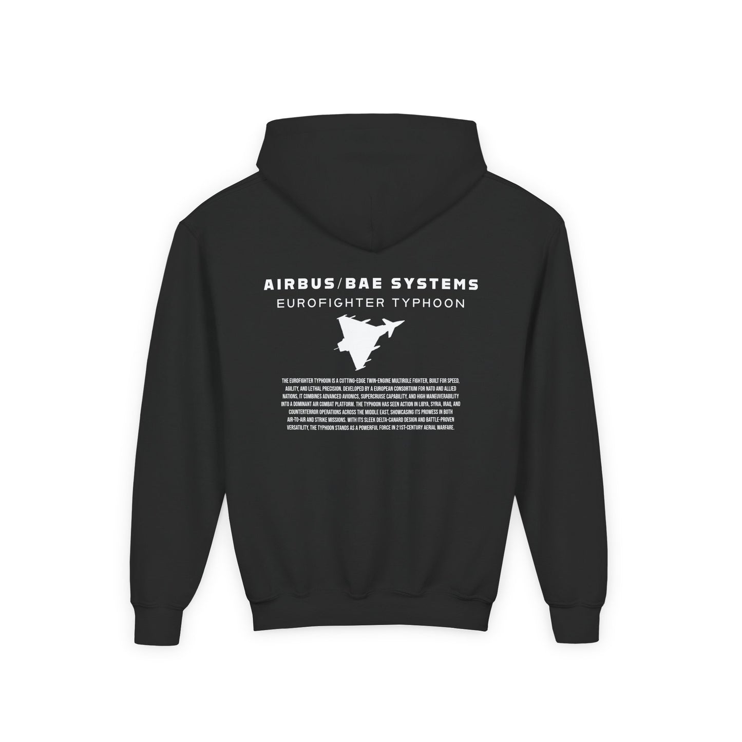 Kids Eurofighter Typhoon Fighter Jet Unisex Hoodie