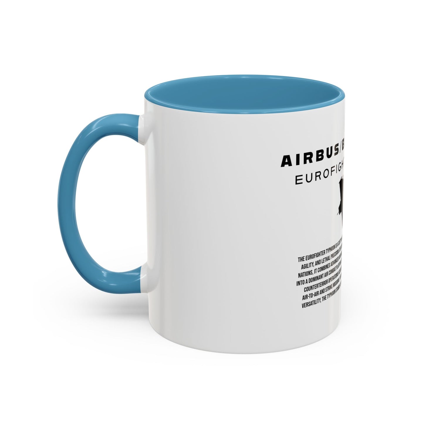 Taza de café del avión de combate Eurofighter Typhoon
