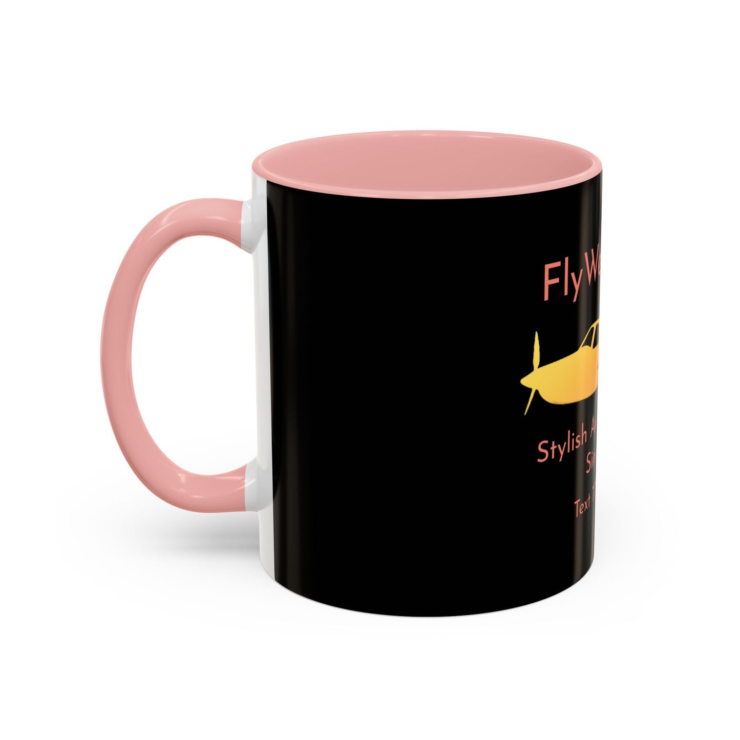 FlyWear Shop Logo Black Mug