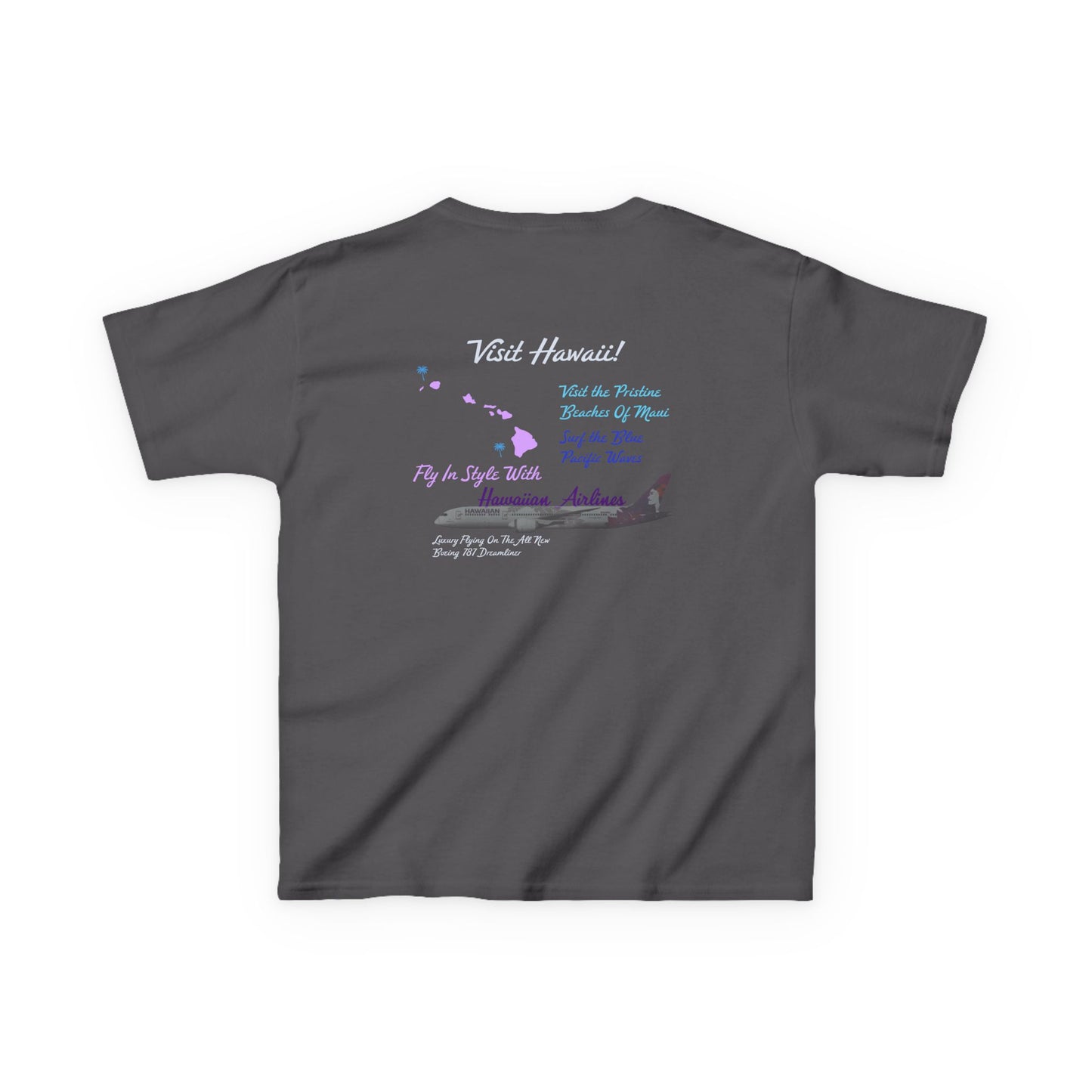 Kids Visit Hawaii Retro Unisex T-Shirt