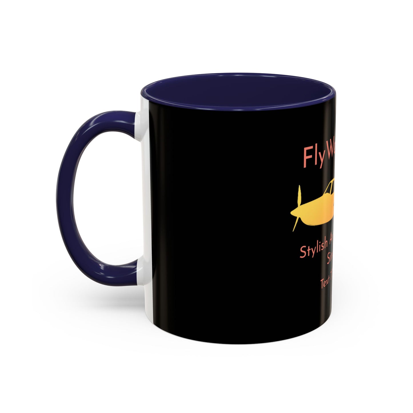 FlyWear Shop Logo Black Mug
