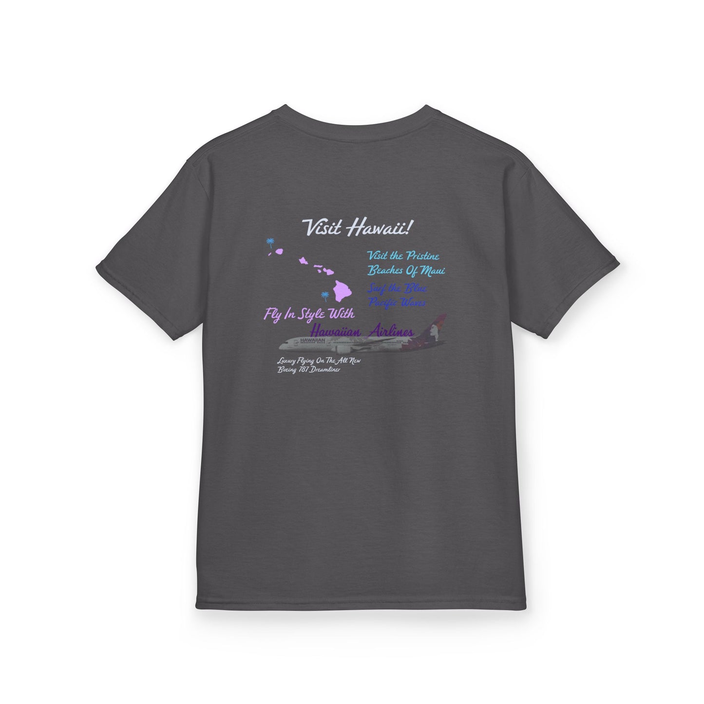 Kids Visit Hawaii Retro Unisex T-Shirt