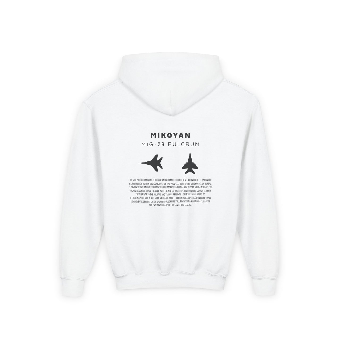 Youth MiG-29 Fulcrum Fighter Jet Unisex Hoodie