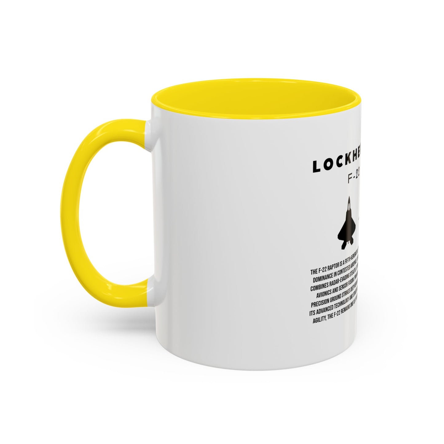 F-22 Raptor Fighter Jet Coffee Mug