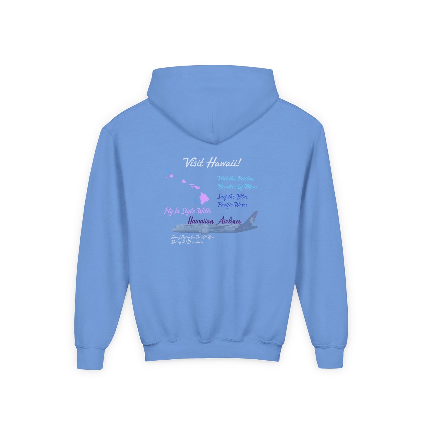 Kids Visit Hawaii Retro Unisex Hoodie