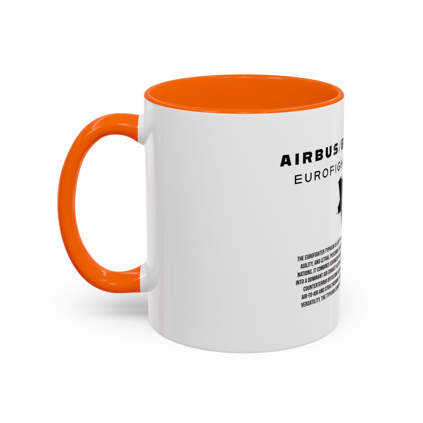 Taza de café del avión de combate Eurofighter Typhoon