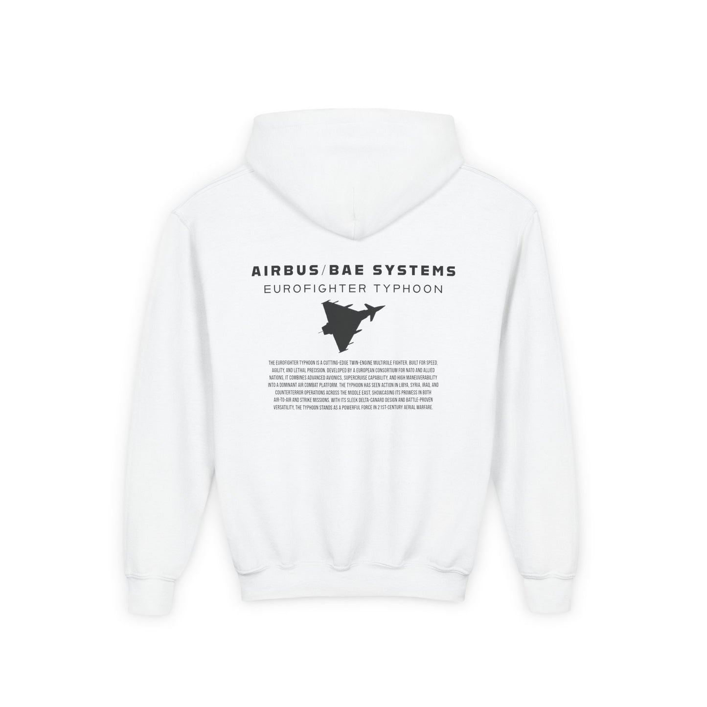 Kids Eurofighter Typhoon Fighter Jet Unisex Hoodie