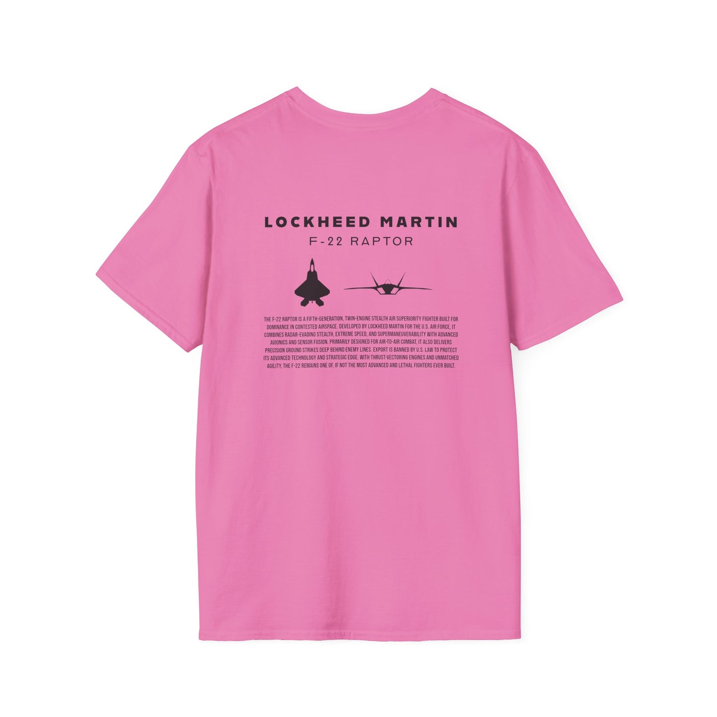 Camiseta unisex del avión de combate F-22 Raptor