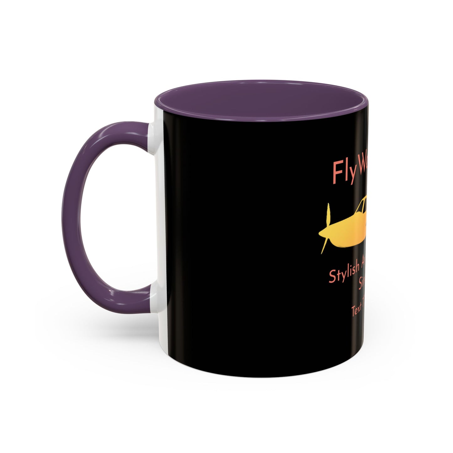 FlyWear Shop Logo Black Mug