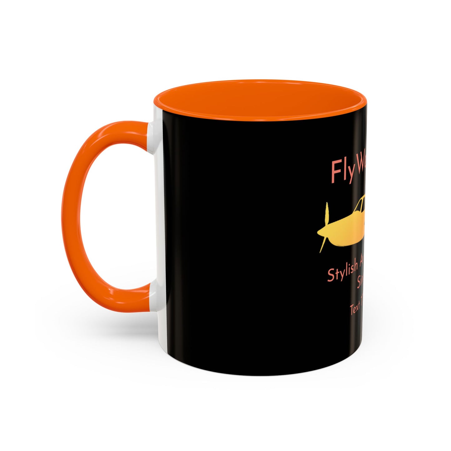 FlyWear Shop Logo Black Mug