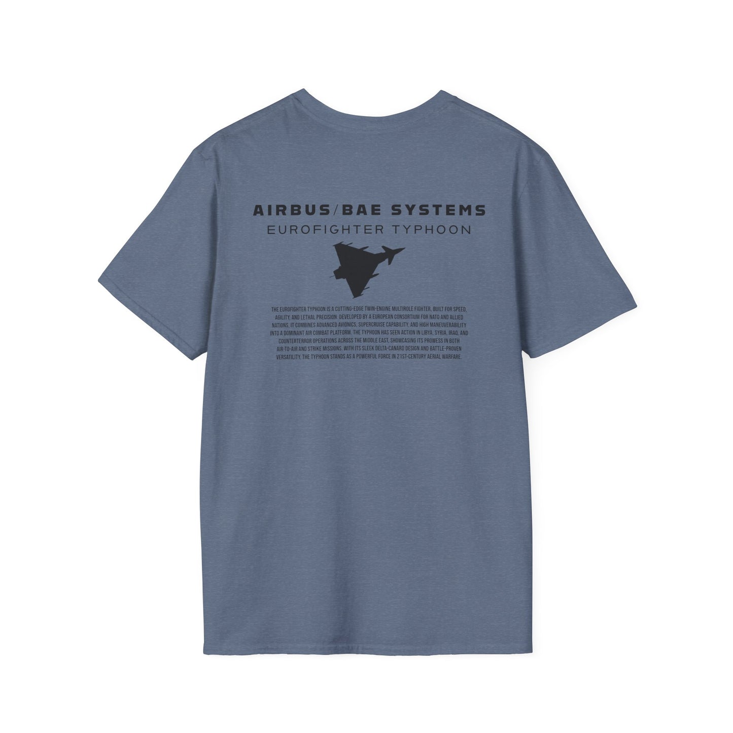 Camiseta unisex del avión de combate Eurofighter Typhoon
