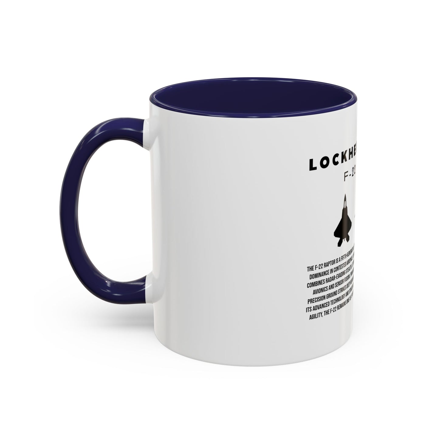 F-22 Raptor Fighter Jet Coffee Mug