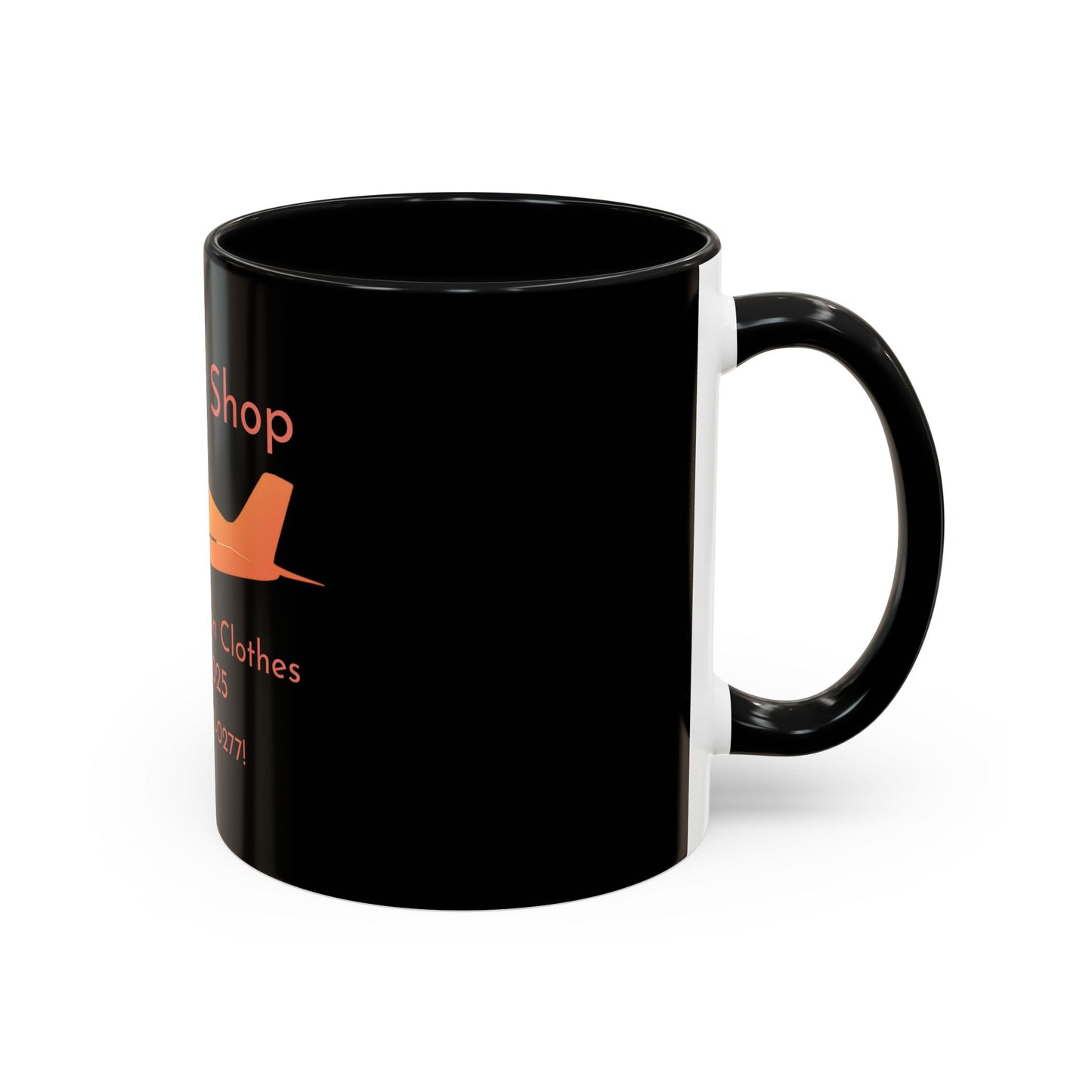 FlyWear Shop Logo Black Mug