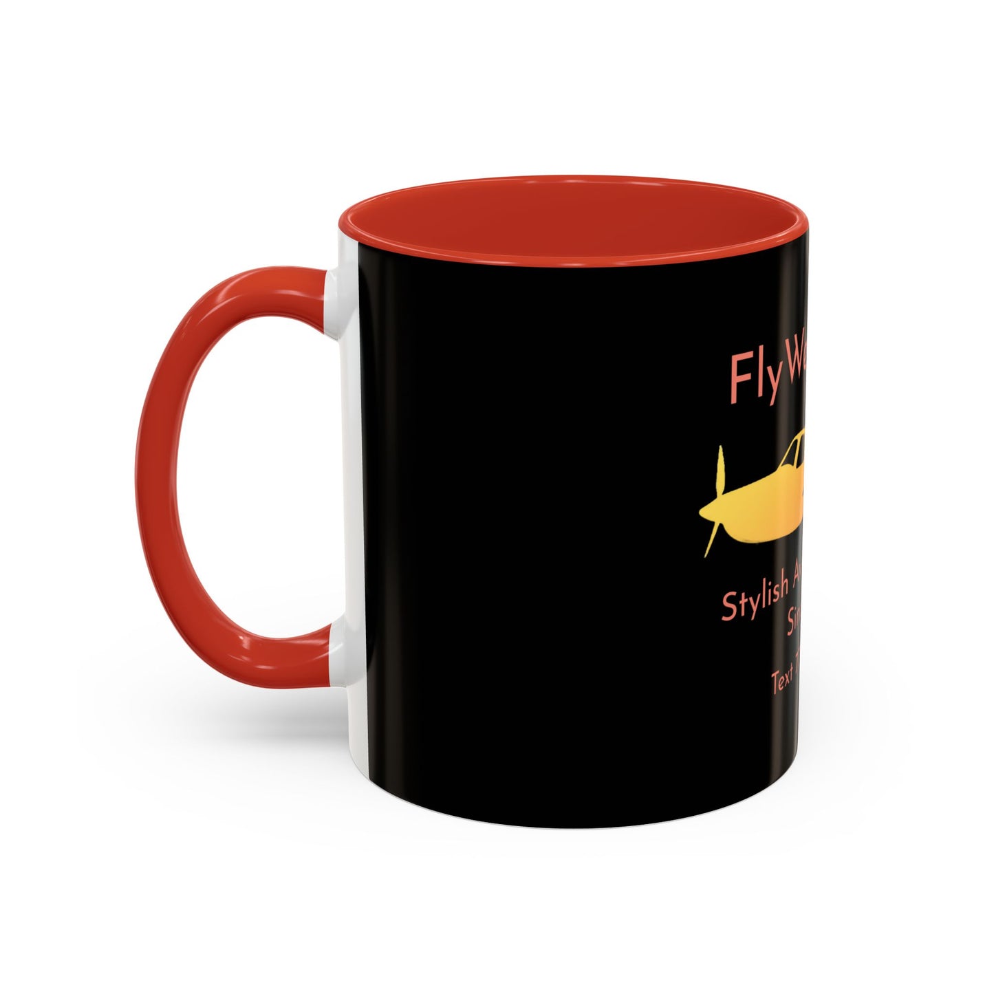 FlyWear Shop Logo Black Mug