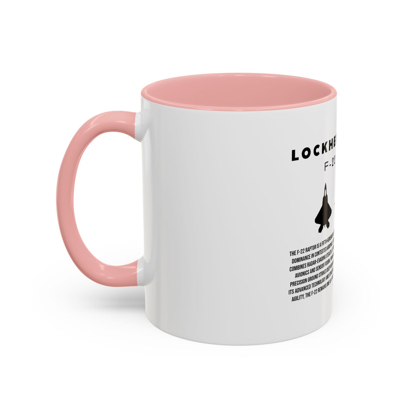 F-22 Raptor Fighter Jet Coffee Mug