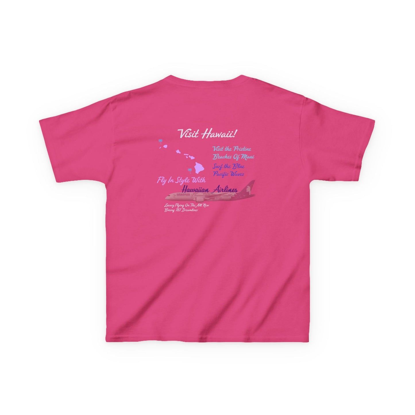 Kids Visit Hawaii Retro Unisex T-Shirt