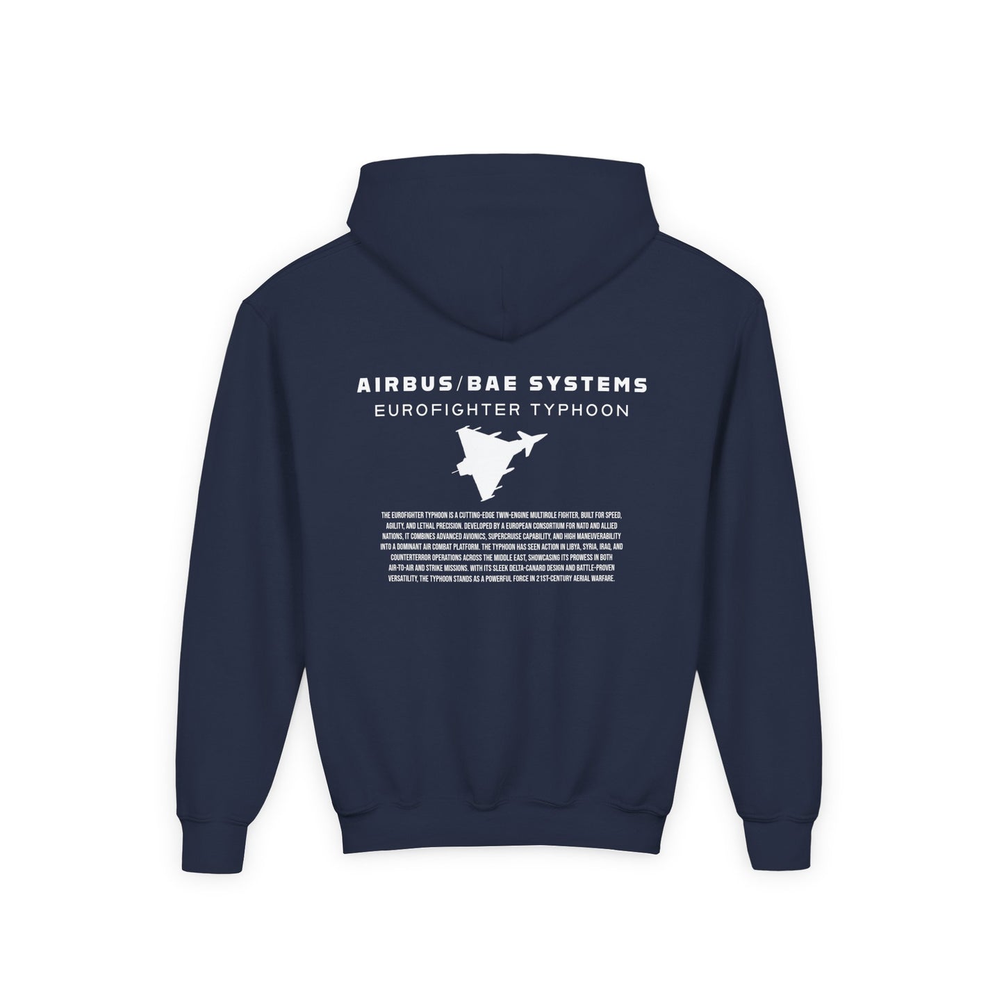 Kids Eurofighter Typhoon Fighter Jet Unisex Hoodie