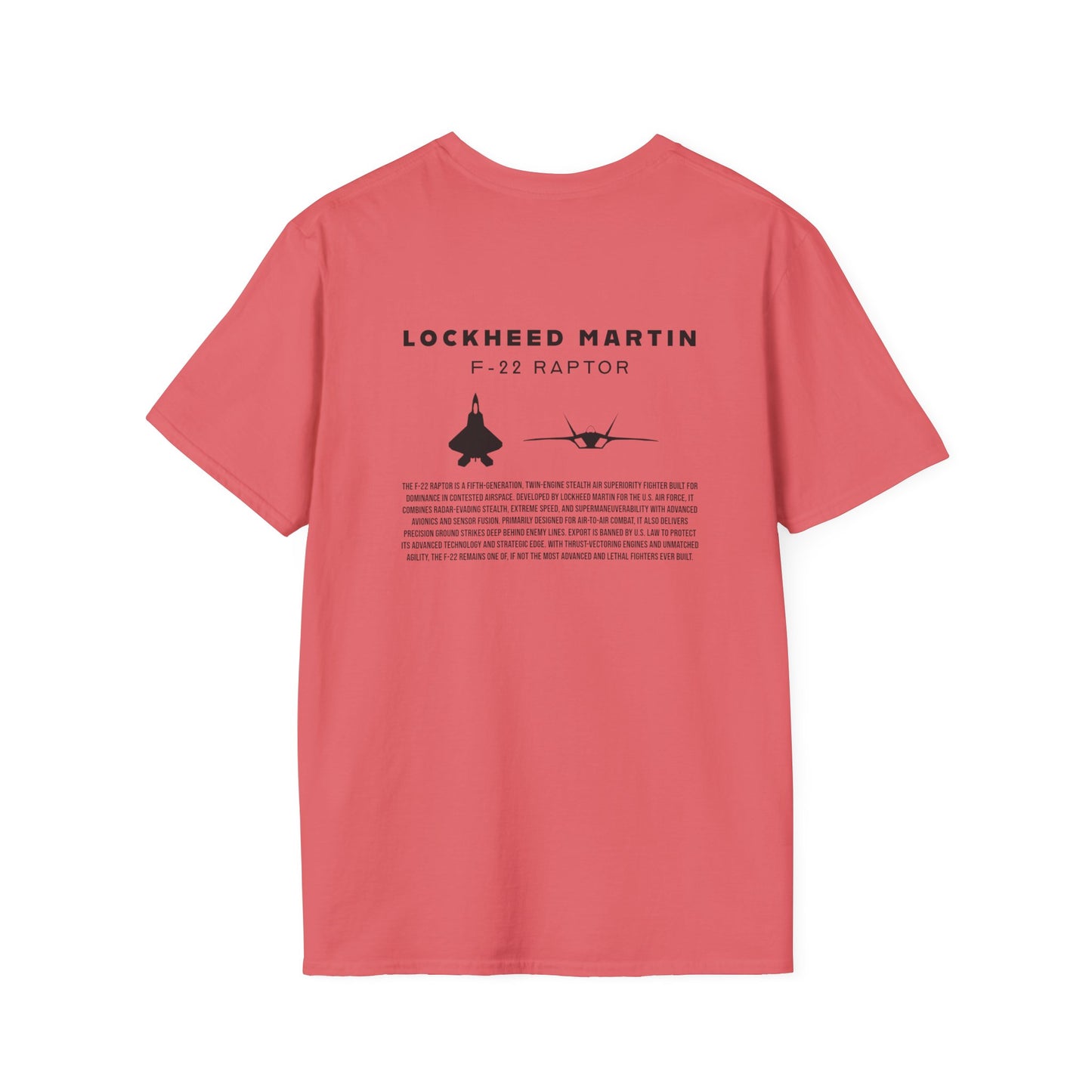 Camiseta unisex del avión de combate F-22 Raptor