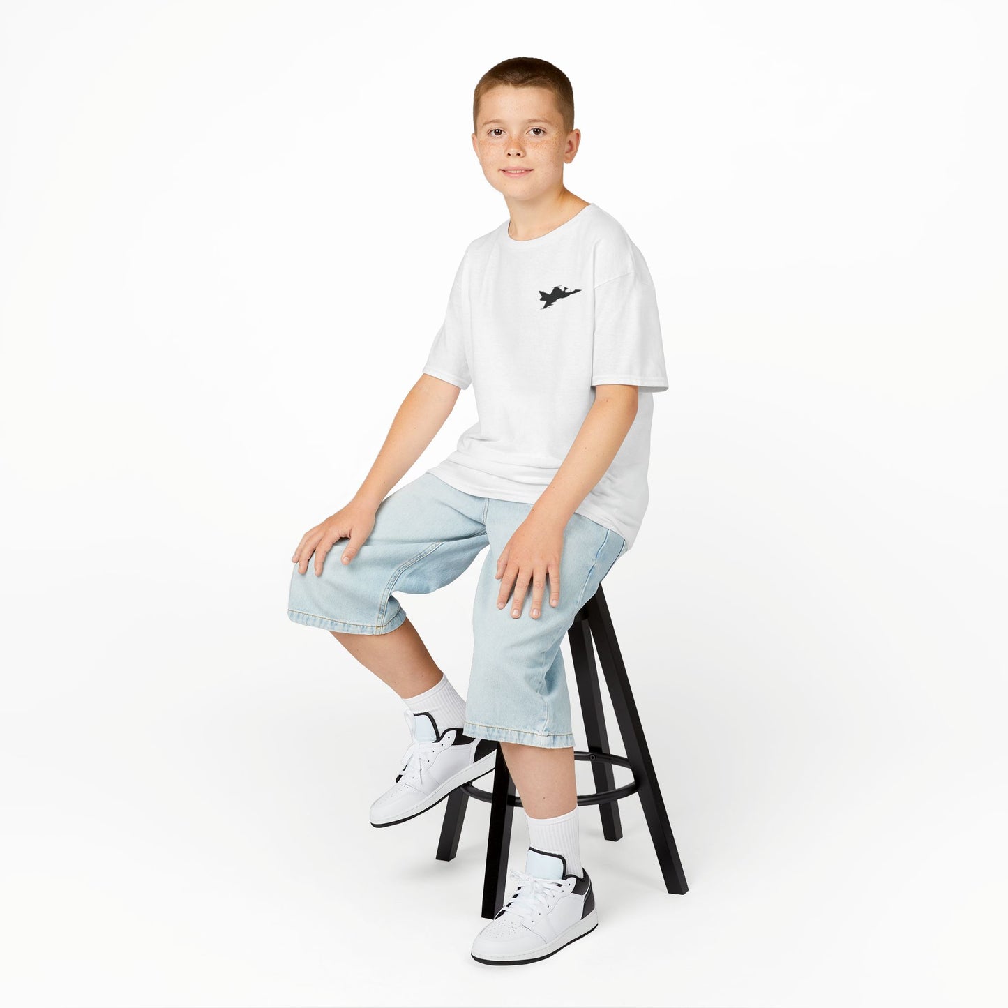 Camiseta unisex para niños del avión de combate Gripen JAS-39
