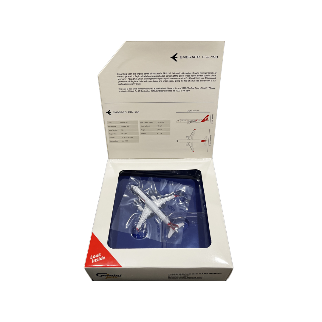 GeminiJets QantasLink E190AR 1:400 Diecast Model