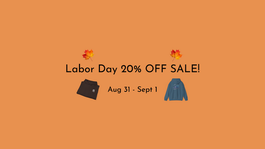 Labor Day 20% Off Sale!!