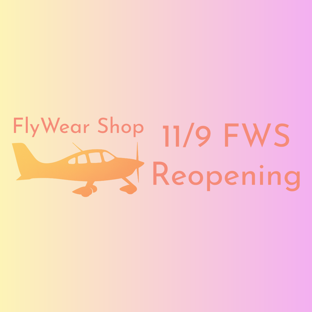 11/9/25 FlyWear Shop Reopening Statement