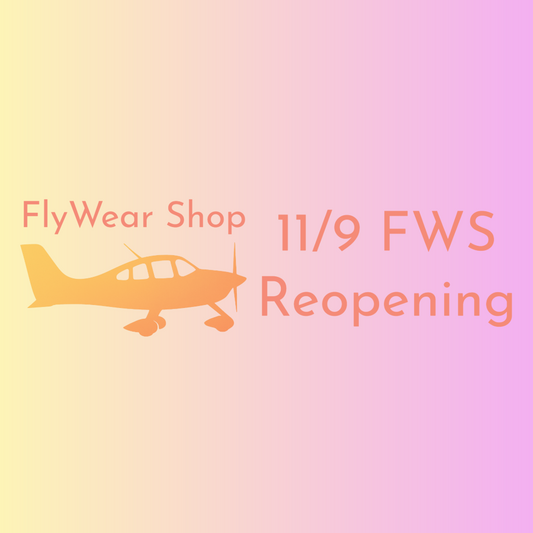 11/9/25 FlyWear Shop Reopening Statement