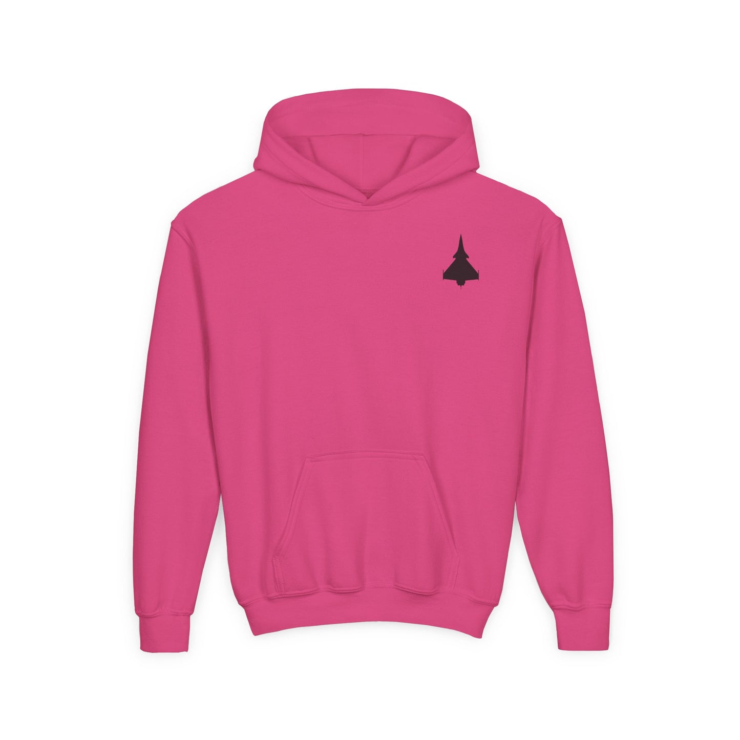 Sudadera unisex con capucha para niños del avión de combate Dassault Rafale